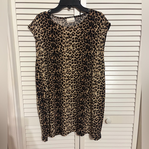 Tapemeasure Tops - Tapemeasure Women's Leopard Print Dress